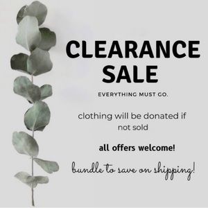 ~ clearance sale ~